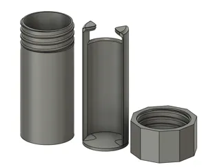 Foam Earplug Container with easy access rail