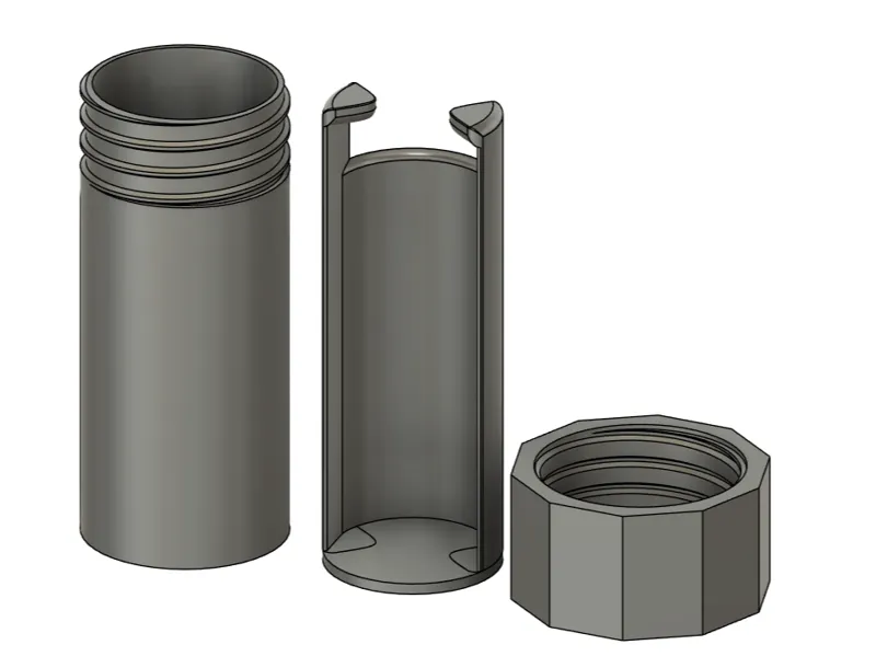 Foam Earplug Container with easy access rail