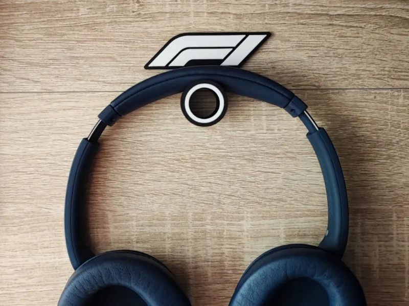 F1 Office Headphone Hook (Tape Mount)