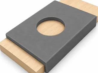 Router Template for Deck Lights – 120 mm Boards