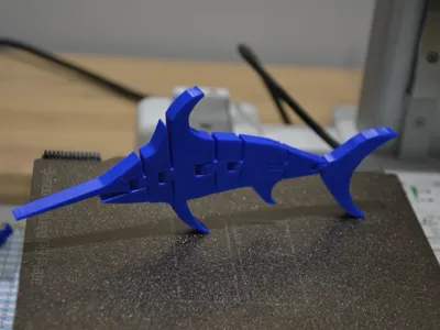 Articulated Sword fish