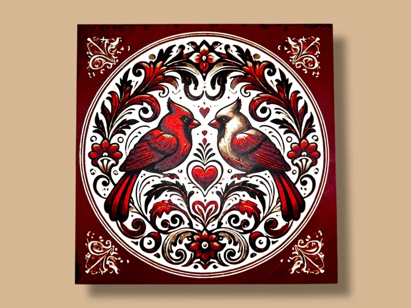 Cardinals of Devotion - Cardinal Bird Hueforge