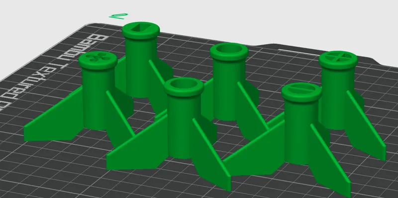 Baloon nozzle with fins