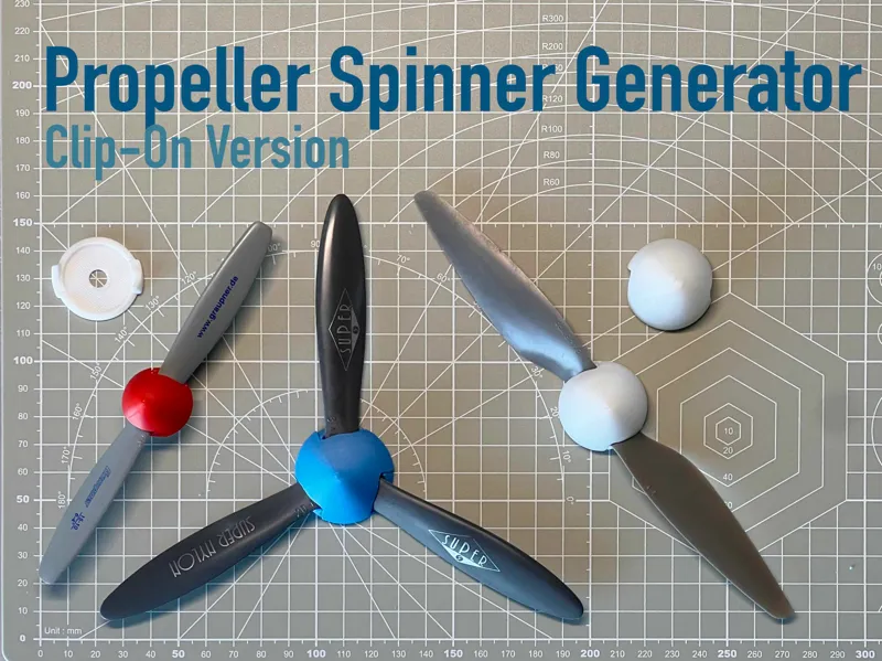 Propeller Spinner Generator – Clip-On Version