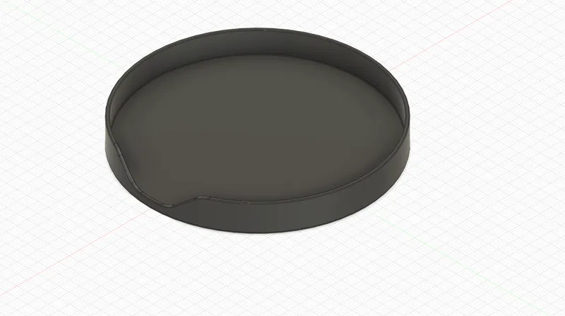 Simple Drink Coaster Tray 100mm
