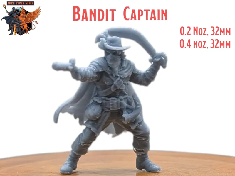Bandit Captain - MGM Print-Ready Mini