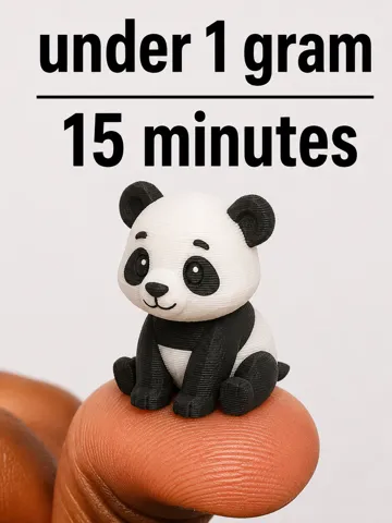 Accesorio para boquillas: the world's smallest panda (.4 nozzle) — vista de referencia 2