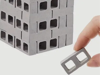 Miniature bricks 1/10 scale