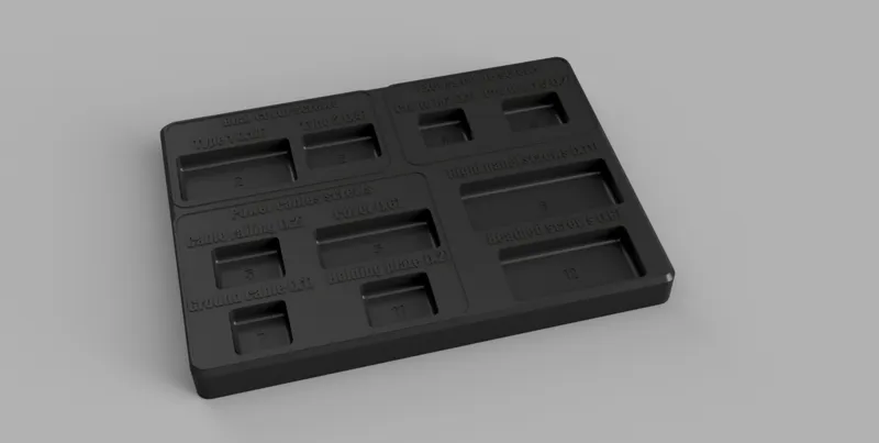 Bambu Lab Heatbed replacement screw tray (X1C or P1P)