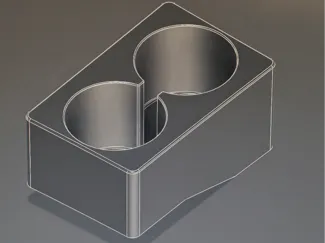 Volvo 240 Center Cupholder