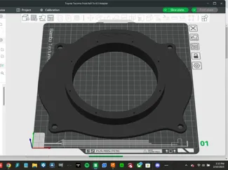 Toyota Tacoma Front 6x9 To 6.5 Adapter