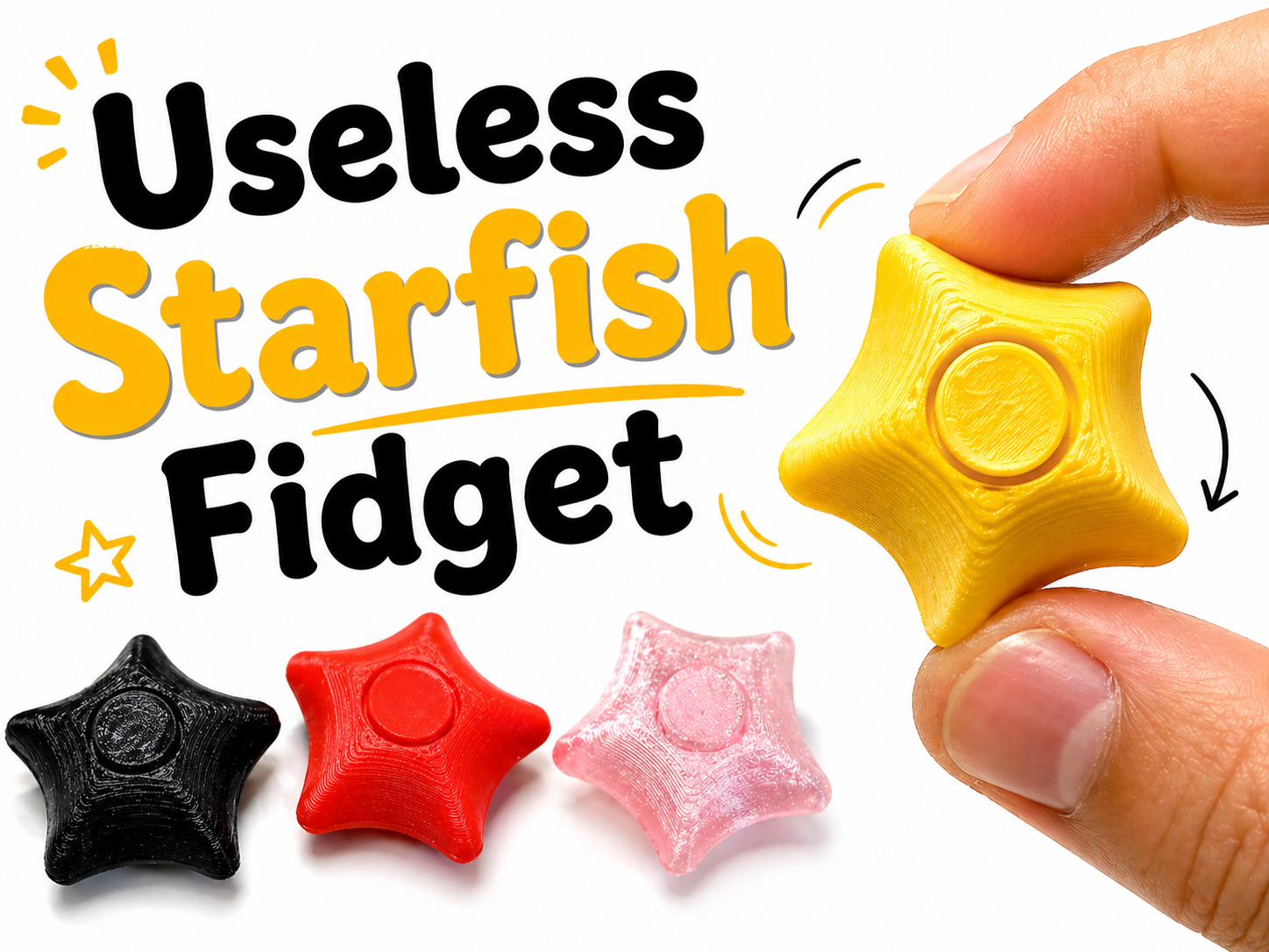 Useless Starfish Fidget 4g