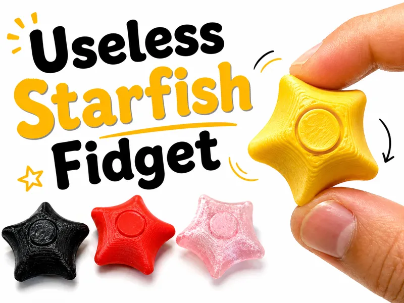 Useless Starfish Fidget 4g
