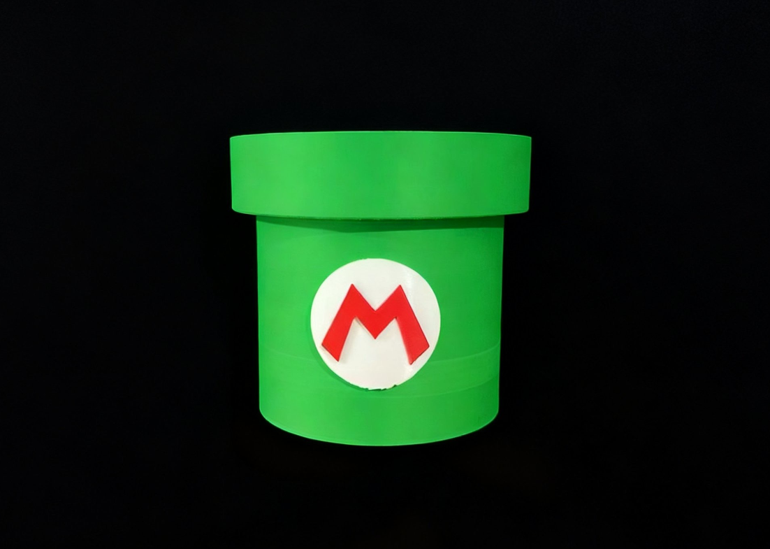 Miniatura 1 do modelo 3D 马里奥系列磁吸收纳盒
