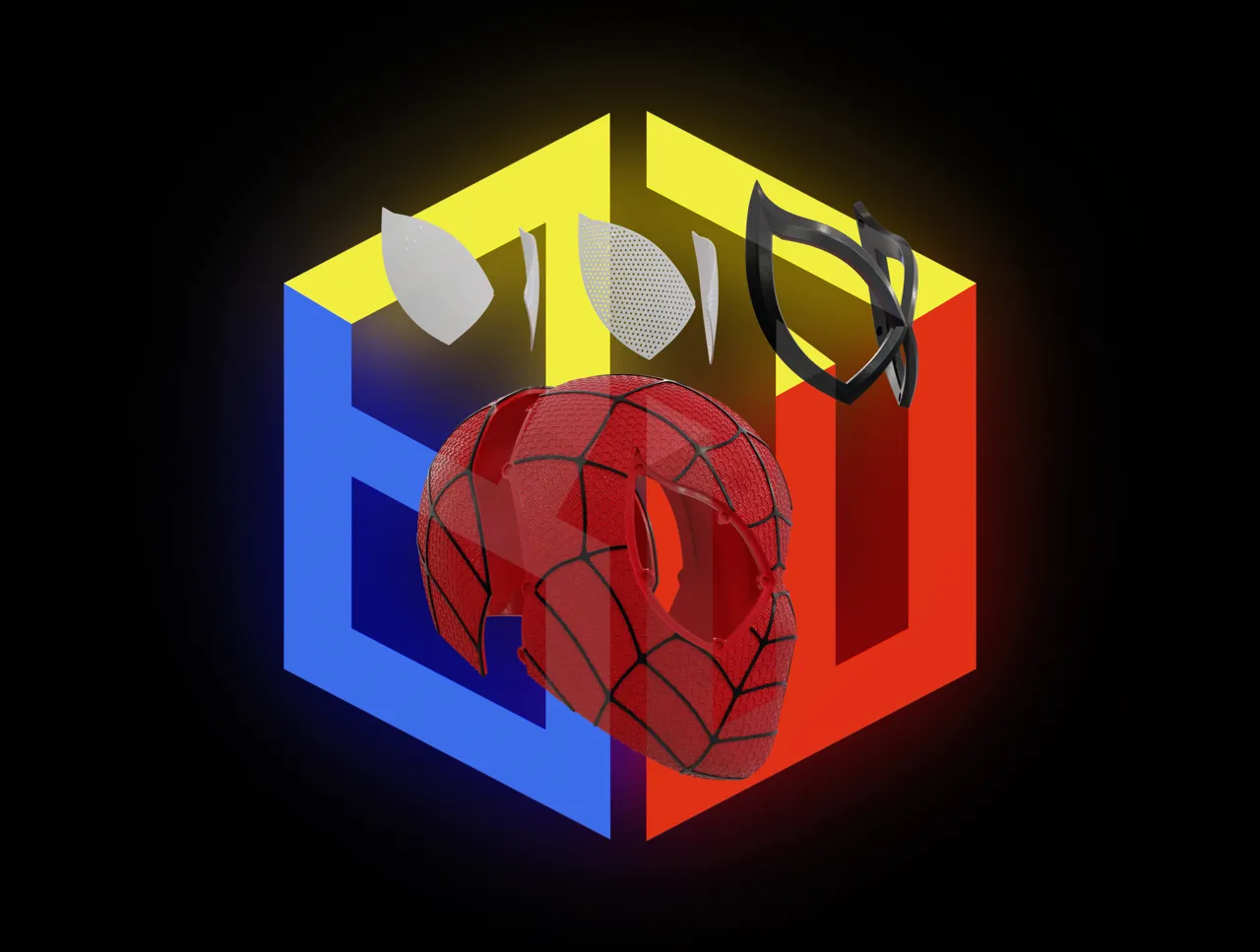 Spider-Man House Of M Textured Helmet view 2