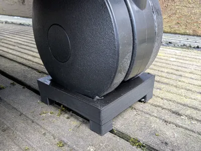 Balance a grill or wheeled cart