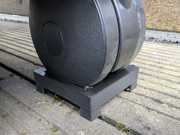 Cale de mise à niveau pour barbecue à roulettes