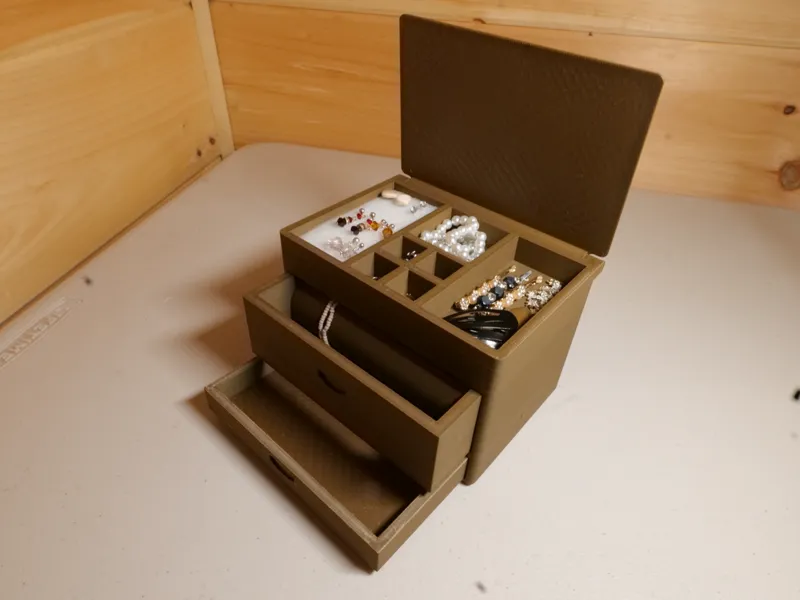 Tiered Jewelry Storage Box 