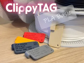 ClippyTAG: PLA Basic - Filament Clip Tag