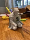 Fully hollow model for filling with sand