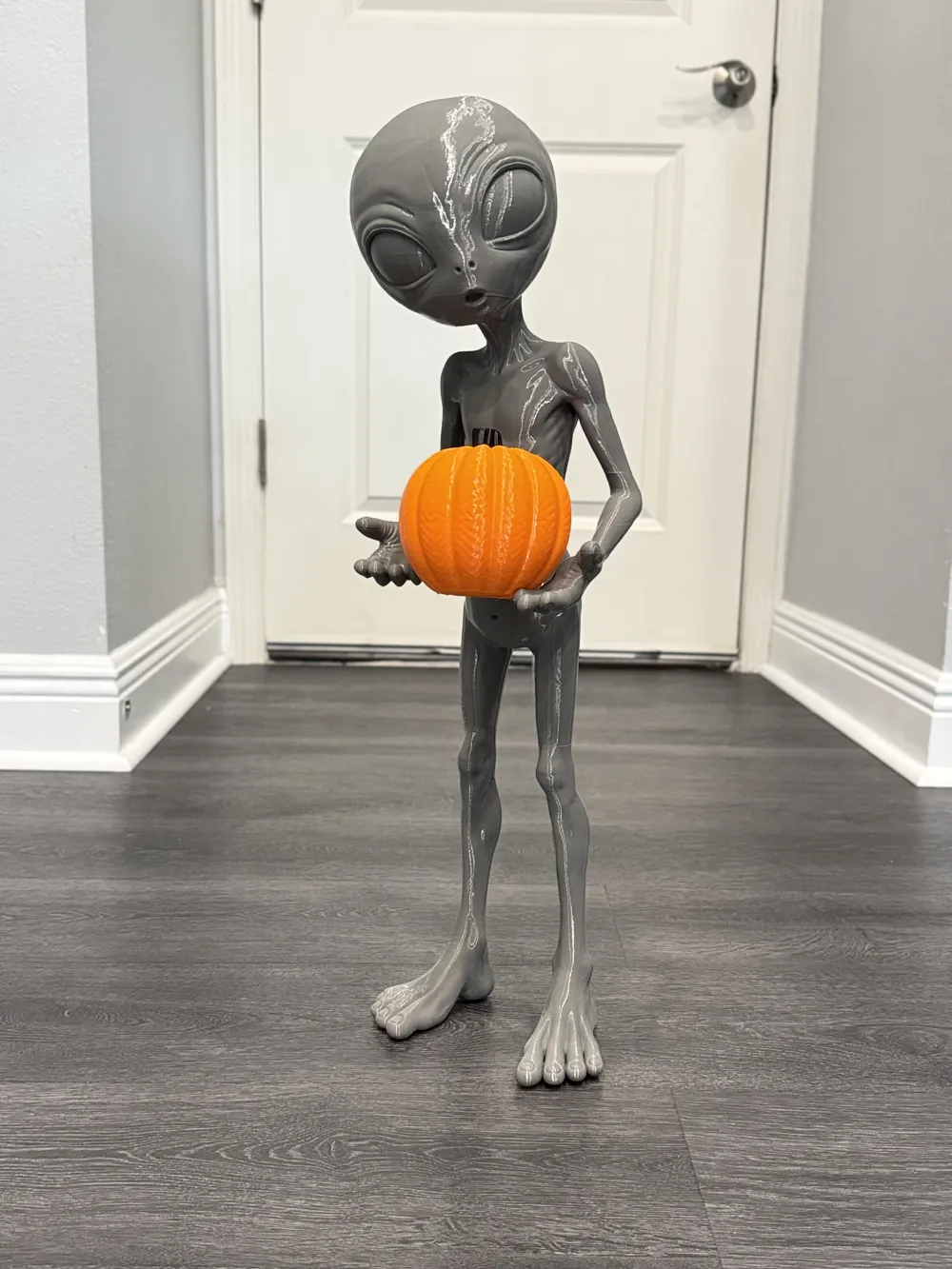 Startled Steve - Alien - Free 3D Print Model - MakerWorld