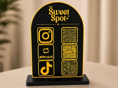 Custom Business Plate 6 Icons