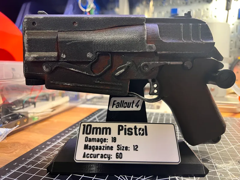 Fallout 4 10mm Pistol Stand
