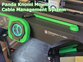 P1P/S Knomi Screen Mount Cable Management System