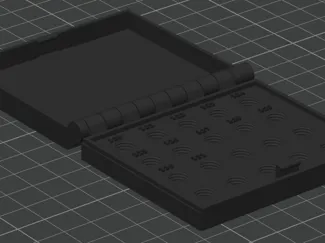 Rotax max organizer box with threads