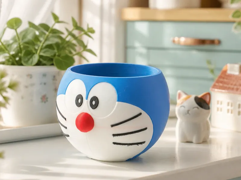 Doraemon Inspired Bowl - Manga-Inspired Decor