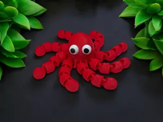 Small and flexi octopus its very adorable