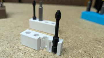 Soporte: Hex Grip snap-in Bit Holder, Print-in-place — vista de referencia 4