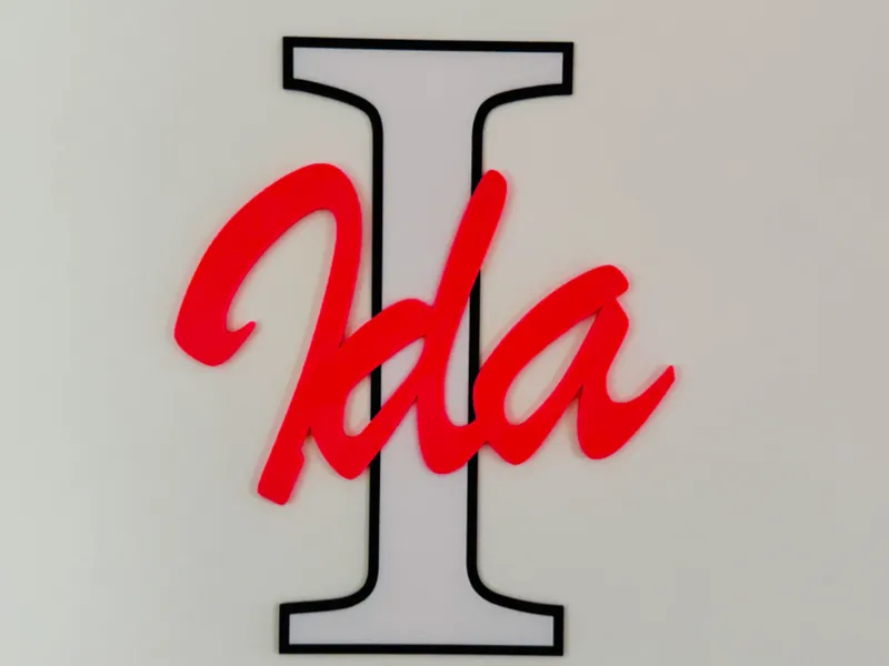 Namensschild Türschild im College-Style Ida