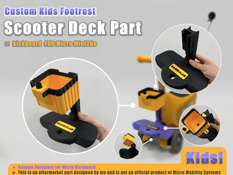 Custom Footrest (Mini2Go Only)