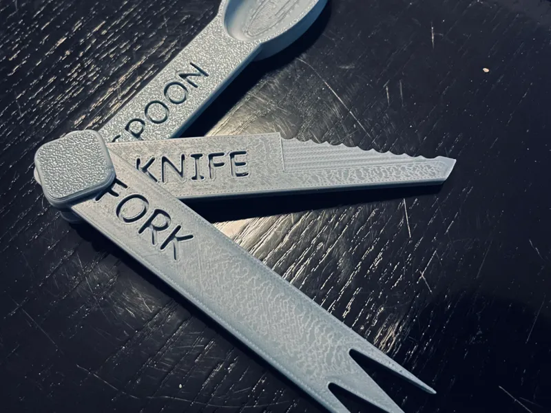 Hiker’s Trio – Pocket Fork Knife Spoon