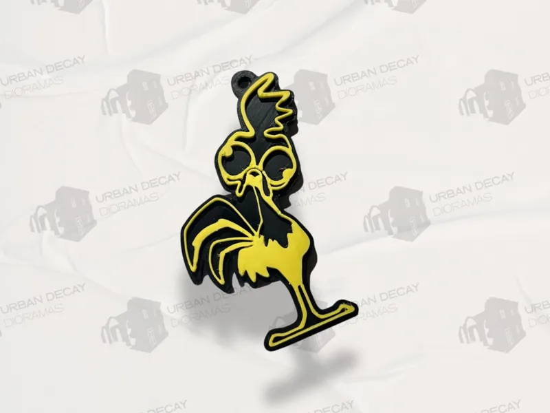 chicken keychain