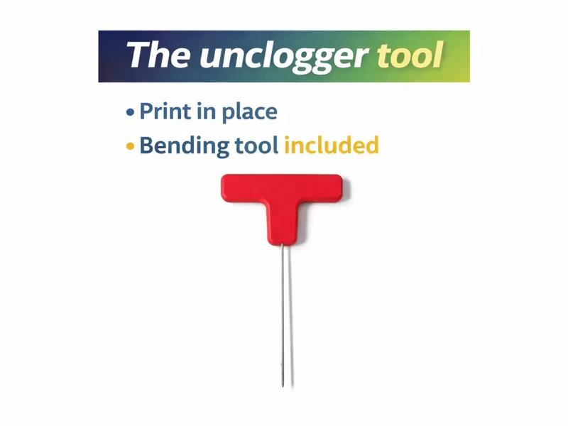 The unclogger tool -print in place