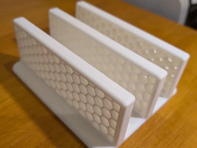 Dual Laptop Stand Vertical Hexagon