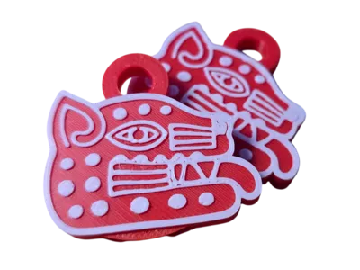 Aztec Jaguar Can Tab Opener & Keychain