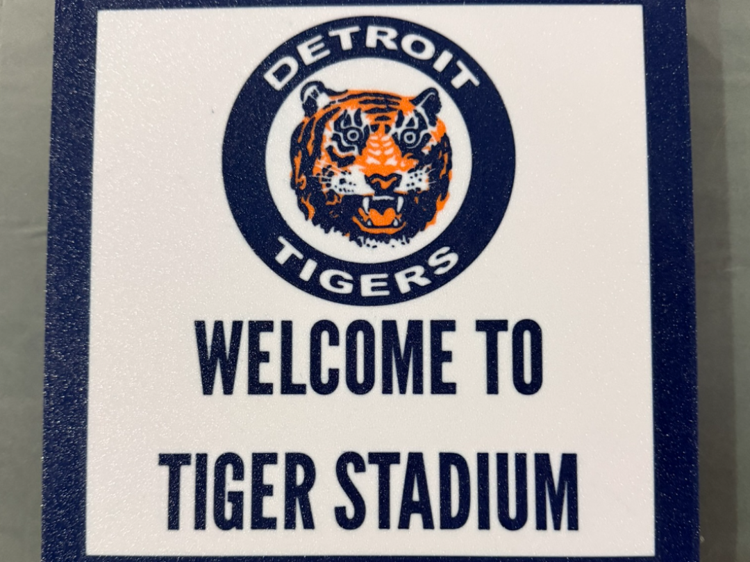 Old Detroit Tigers Stadium MLB Lightbox Light Box