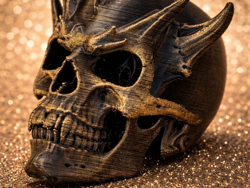 Alien Skull – Dark Fantasy 3D Print