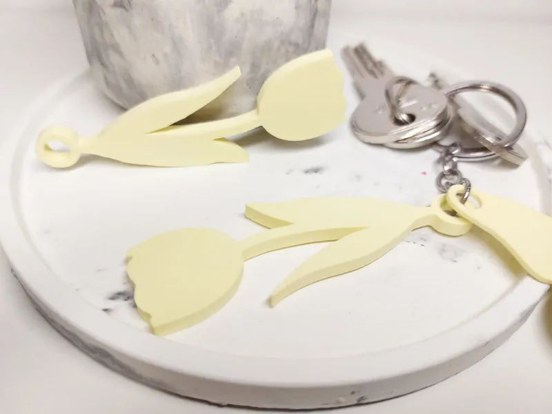 Tulip keychain
