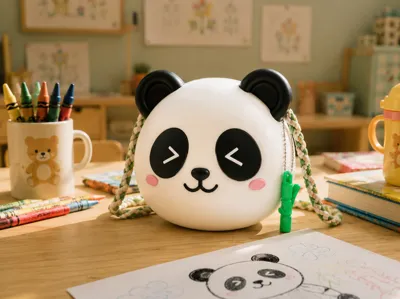 Can be single shoulder | Can be double shoulder Expression Panda Bag