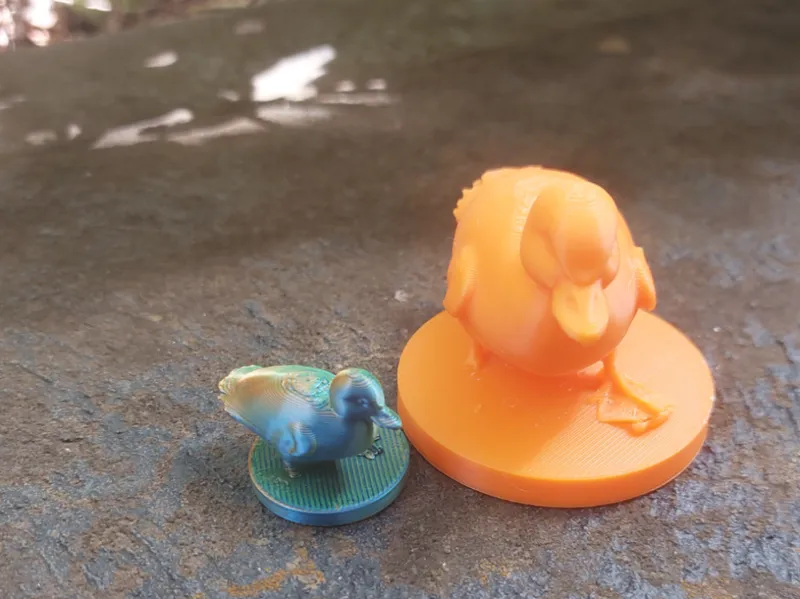 realistic duck big or small