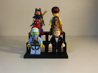 LEGOs Minifigure Display Stand for plate 1x2