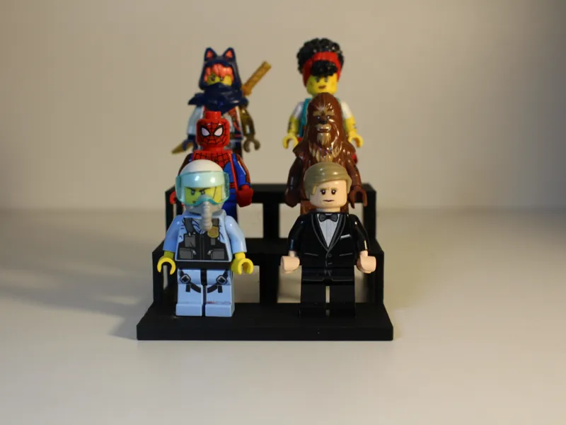 LEGOs Minifigure Display Stand for plate 1x2