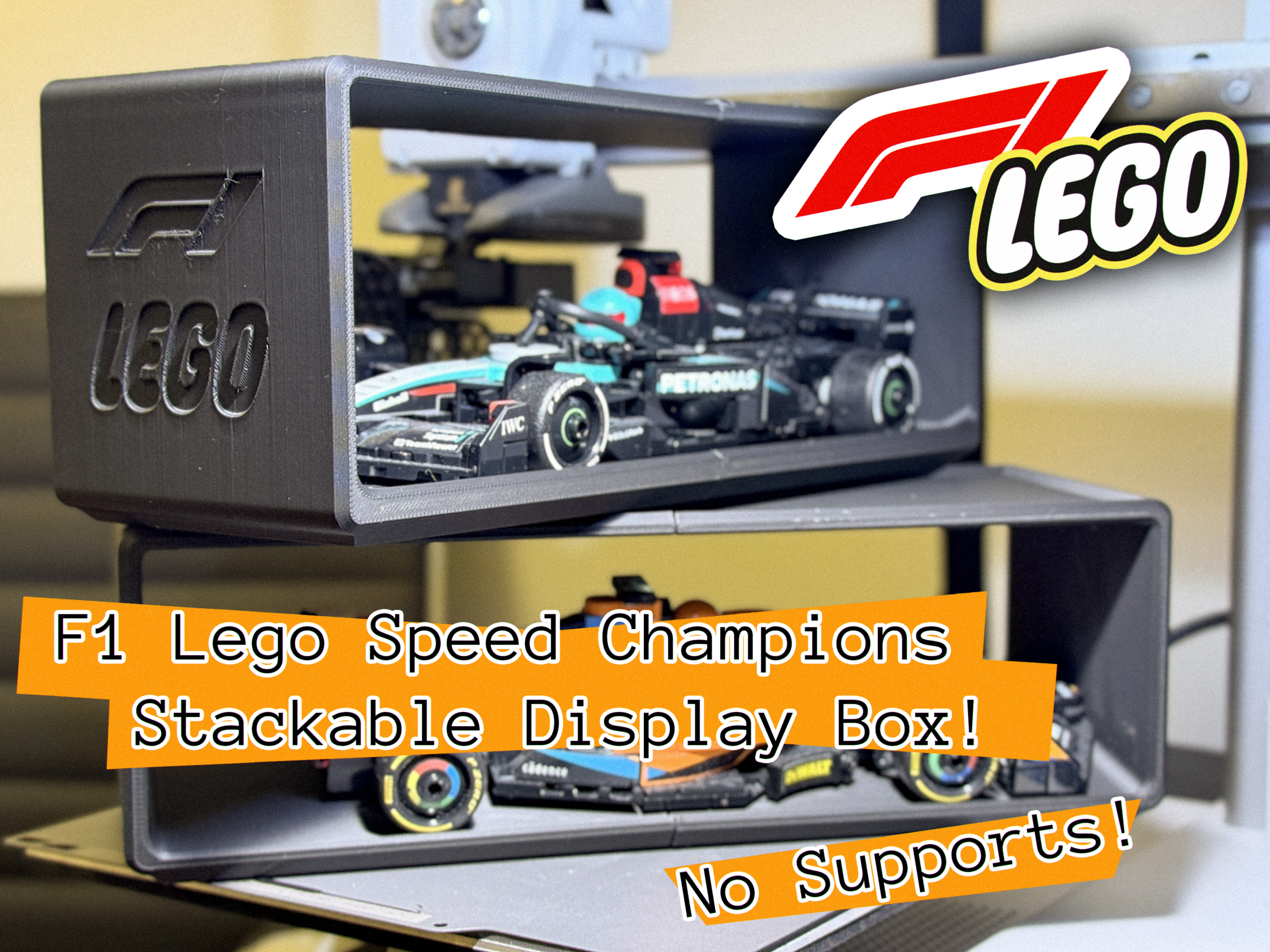 Miniatura 2 do modelo 3D F1 Speed Champion Display - Stackable