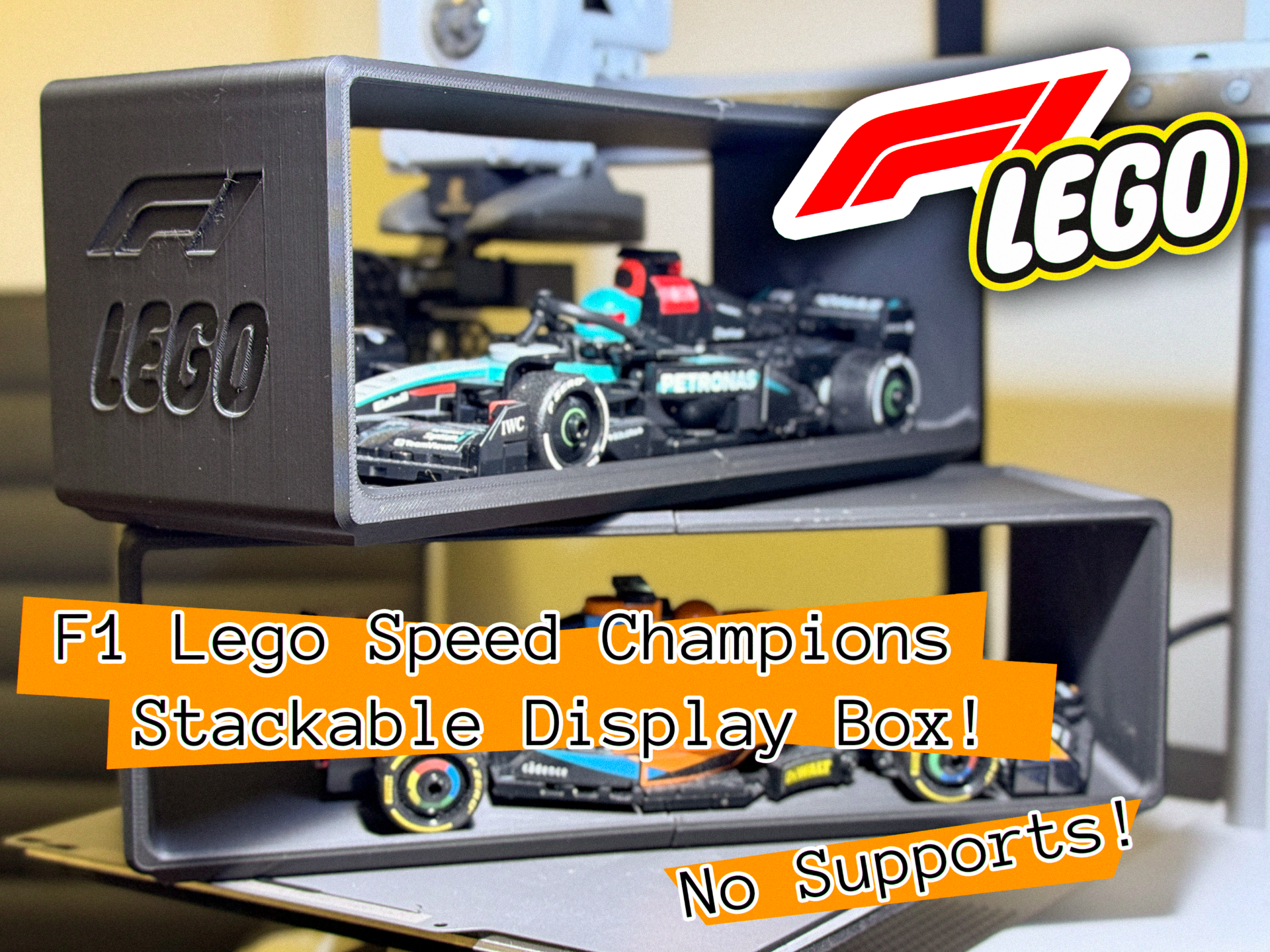 F1 Speed Champion Display - Stackable