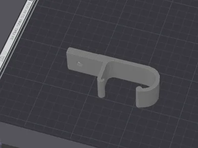 Snap on Garage Door Rail Hanger -4lights