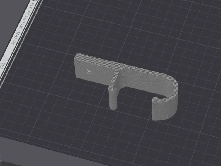 Snap on Garage Door Rail Hanger -4lights